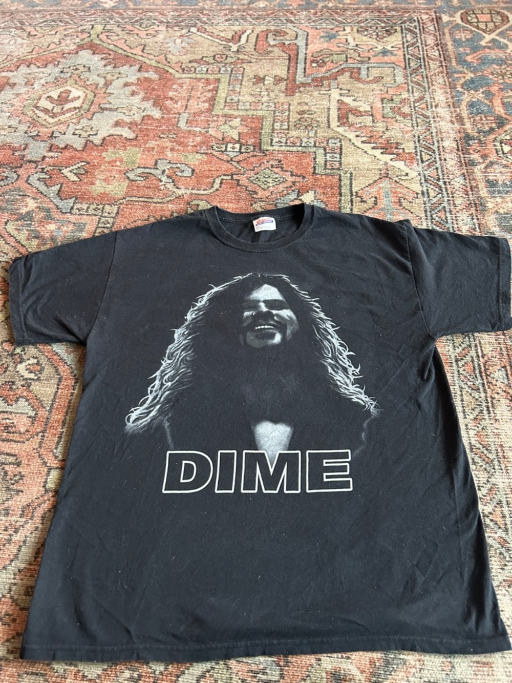'DIME' Graphic Tee with Portrait